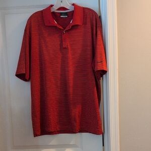 Nike Red Polo Shirt Classic Casual Design